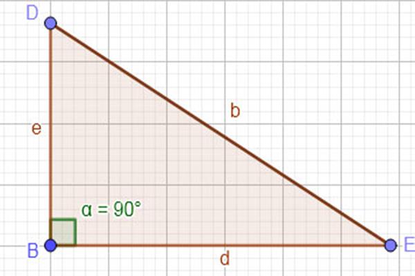 فیثاغورس در مثلث قائم الزاویه