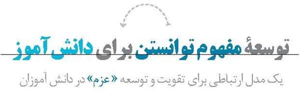 توسعه مفهوم توانستن برای دانش‌آموز