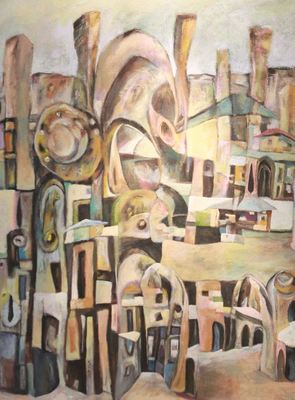 نمایشگاه نقاشی دو دبیر هنر در بابل