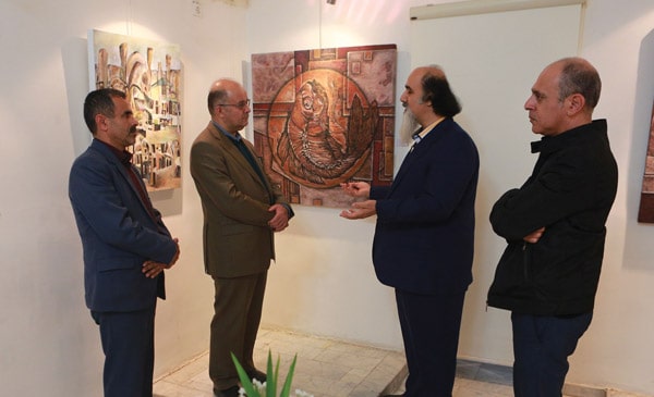 نمایشگاه نقاشی دو دبیر هنر در بابل