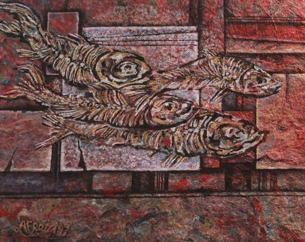 نمایشگاه نقاشی دو دبیر هنر در بابل