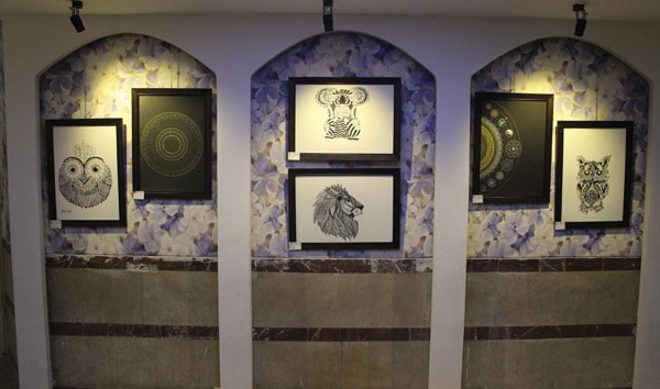 نمایشگاه دبیرستان شهید باهنر مهرشهر کرج