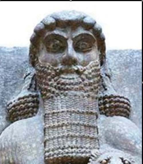 سبک آرایش مو و ریش در هنر میانرودان (قهرمان غالب بر شیر)