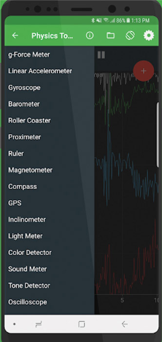 physics toolbox sensor suite