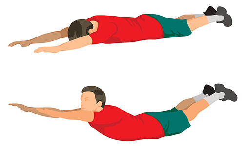 کمرت را بچسب