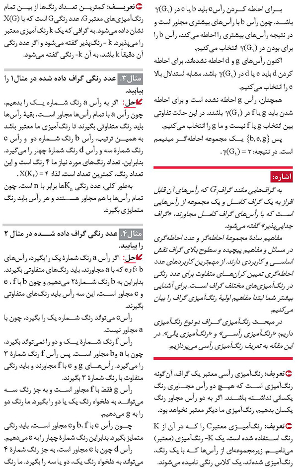 مجموعه احاطه گر و کاربرد آن در رنگ آمیزی گراف