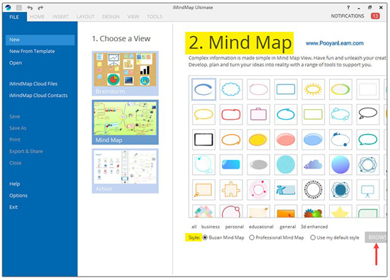 ترسیم نقشه ذهنی