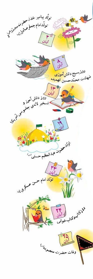 روزهای مهم ماه